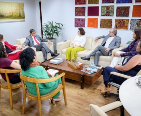 Assinatura de Inauguração da Cuidoteca da UnB. 23/02/2026 Foto: Anastácia Vaz/Secom UnB